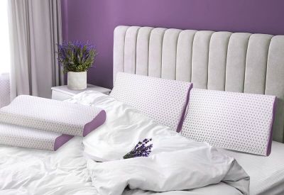 Анатомична възглавница Vitapur Lavender Provence с есенция от лавандула – 30 х 50  см