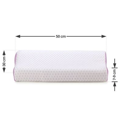 Анатомична възглавница Vitapur Lavender Provence с есенция от лавандула – 30 х 50  см
