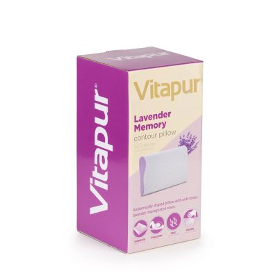Анатомична възглавница Vitapur Lavender Provence с есенция от лавандула – 30 х 50  см