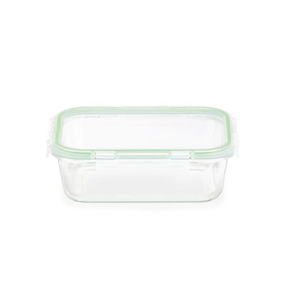 Стъклен съд Bake&Go; правоъгълен 21 x 16 x 6,5 см / 1000 мл