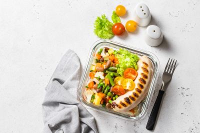 Стъклен съд Bake&Go; квадратен 14,5 x 14,5 x 6 см / 520 мл