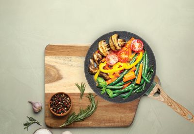 Eco Cook Plus дълбок тиган с две дръжки 28 см