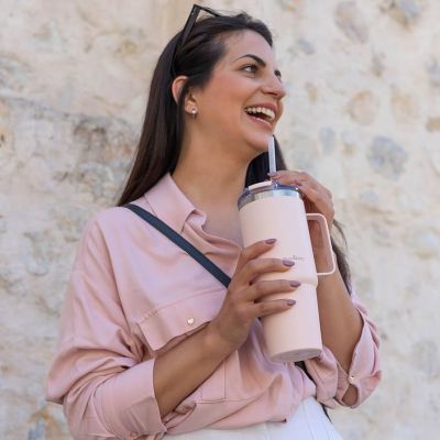 Tермочаша MegaCups 870 мл розова