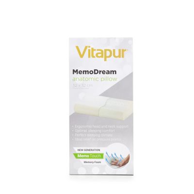 Възглавница MemoDream Anatomic 32x52 см с мемори пяна.