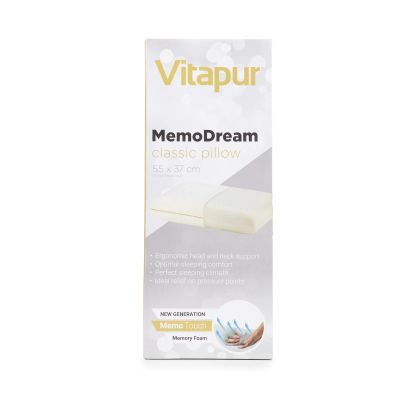 Възглавница MemoDream Classic 37x55 см с мемори пяна.
