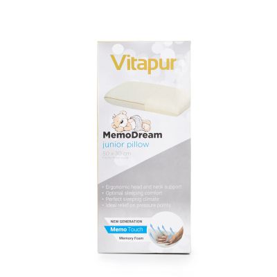 Детска възглавница MemoDream Junior 30x50 см с мемори пяна.