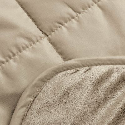Декоративно одеяло 4в1 SoftTouch 140x200 см бежово