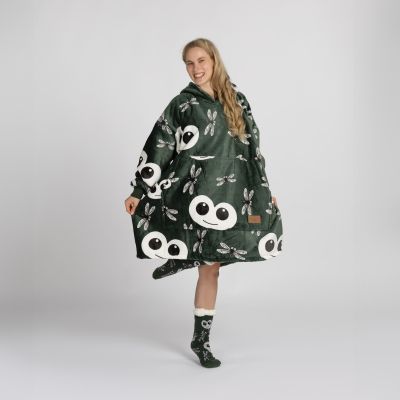 Hoodie одеяло с ръкави Svilanit Big Eye Водно конче