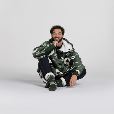 Hoodie одеяло с ръкави Svilanit Big Eye Водно конче