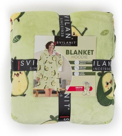 Hoodie одеяло с ръкави Svilanit Avocado