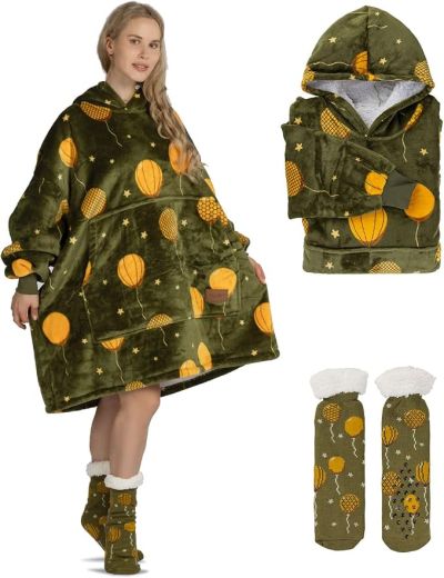 Hoodie одеяло с ръкави Svilanit Baloons