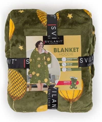 Hoodie одеяло с ръкави Svilanit Baloons