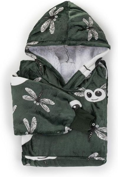 Hoodie одеяло с ръкави Svilanit Big Eye Водно конче
