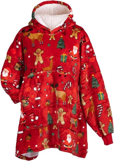 Hoodie одеяло с ръкави Svilanit XmassJoy